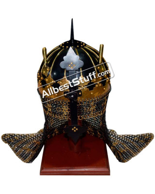 Medieval Persian Kulah Khud 18th Century Warrior Helmet