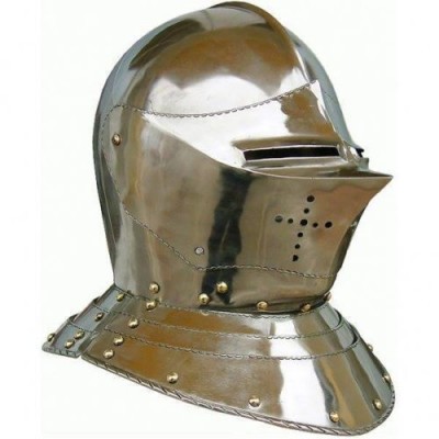 Medieval Sentinel Knight's Helmet 18 Gauge