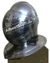 Medieval Visored Great Bascinet Knight Tournament Helmet image 1