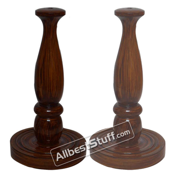 Medieval Wooden Stand for Miniature Helmet