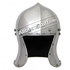 Northern Italian Barbuta Helmet Made from 16 Gauge Strong Steel