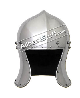 Northern Italian Barbuta Helmet Made from 16 Gauge Strong Steel
