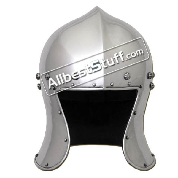 Northern Italian Barbuta Helmet Made from 16 Gauge Strong Steel