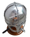 Medieval Viking Spectacle Helmet Roman Gladiator Reenactment Armor Helmet image 1