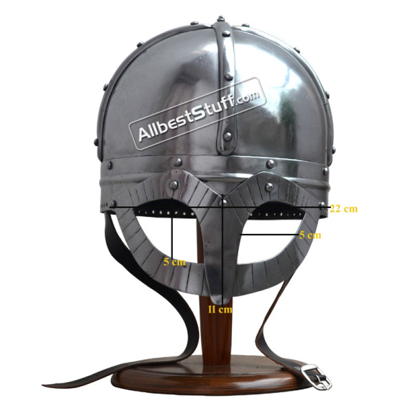 Set of 5 Medieval Spectacle Helmet LARP Reenactment Armor