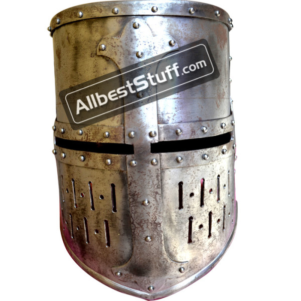 Strong 16 Gauge Medieval Maciejowski Helmet