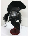 Trojan Helmet Achillies Steel with Black Crest image 1