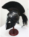 Trojan Helmet Achillies Steel with Black Crest image 2