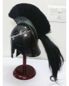 Trojan Helmet Achillies Steel with Black Crest image 3