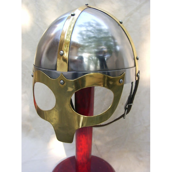 Viking Mask Deluxe Helmet Medieval Reproduction Helmets 18 Gauge