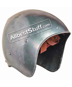Medieval 14 Gauge Bascinet Steel Helmet