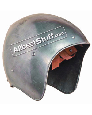 Medieval 14 Gauge Bascinet Steel Helmet