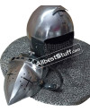 Medieval 14th Century Bascinet From Nuremberg Helmet image 1