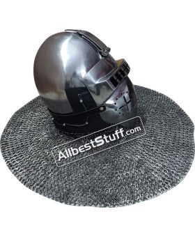 Medieval 14th Century Bascinet From Nuremberg Helmet