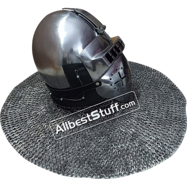 Medieval 14th Century Bascinet From Nuremberg Helmet