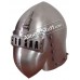 Medieval 14th Century Klappvisor Bascinet 14 Gauge Steel Helmet