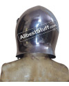 Medieval 16 Gauge Steel European Barbute with Visor image 2