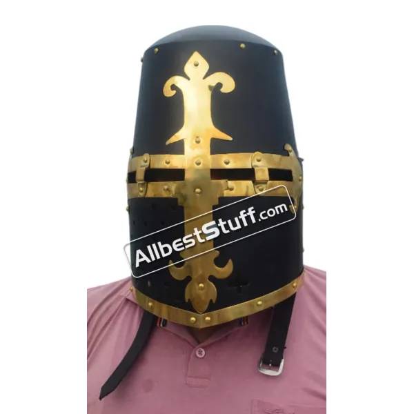 Medieval 16 Gauge Steel Great Helmet of Reiter von Kornberg Nuremberg