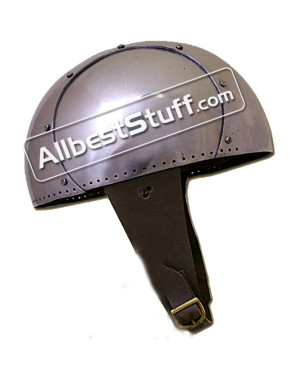 Medieval 3 Piece Secret Helmet made of 16 Gauge Steel