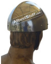 Medieval 7th Century Cervelliere Helmet Made of 16 Gauge Steel image 2