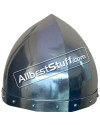 Medieval Italo Norman Nasal Helmet 14 Gauge Steel image 3
