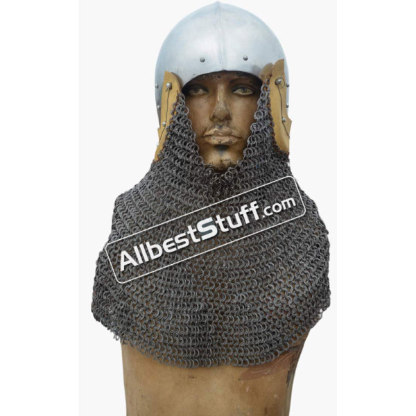 Medieval Bascinet 14 Gauge Steel Helmet