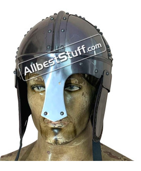 Medieval Burg Castle Roman Cavalry Helmet 18 Gauge