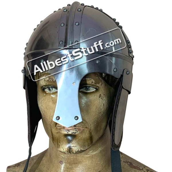 Medieval Burg Castle Roman Cavalry Helmet 18 Gauge