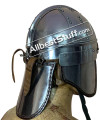 Medieval Burg Castle Roman Cavalry Helmet 18 Gauge image 4