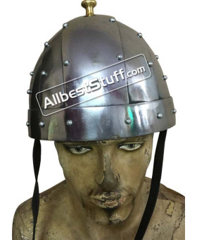 Medieval Byzantine Helmet 14 Gauge Steel Strong
