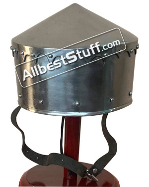 Medieval Crusader Helmet 14 Gauge Steel