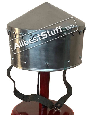 Medieval Crusader Helmet 14 Gauge Steel