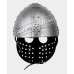 Medieval Crusader Spangenhelm with Face Plate made in 14 Gauge Steel