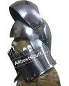 Medieval Early 15th Century Milanese Armet Helmet image 4