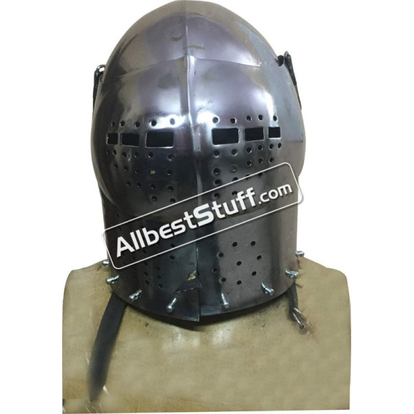 Medieval Early 15th Century Milanese Armet Helmet