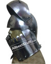 Medieval Early 15th Century Milanese Armet Helmet image 7