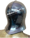 Medieval English Archers Helmet 15th Century 16 Gauge Steel image 4
