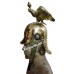 Medieval German Pichkle Hub Eagle Spike Brass Helmet
