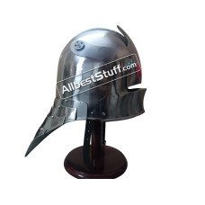 Medieval German Sallet Helmet 16 Gauge Steel Battle Ready