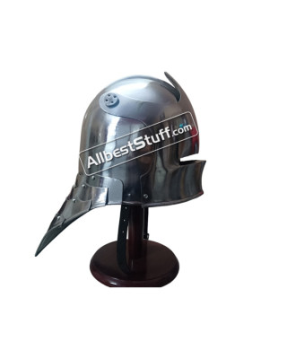 Medieval German Sallet Helmet 16 Gauge Steel Battle Ready