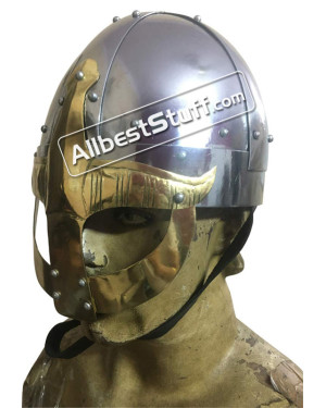 Medieval Gjermundbu Helmet 16 Gauge Strong