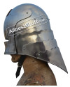 Medieval Gothic Sallet Helmet 14 Gauge Steel image 4