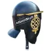 Medieval Hammered Gladiator Provocator Helmet Steel Black