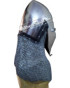 Medieval Klappvisier Bascinet Heavy 14 Gauge Steel image 3