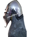 Medieval Klappvisier Bascinet Heavy 14 Gauge Steel image 2