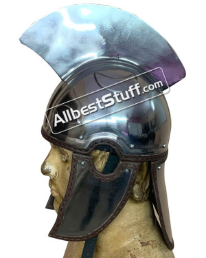 SALE! Late Roman Centurion Helmet 18 Gauge Steel Intercisa IV