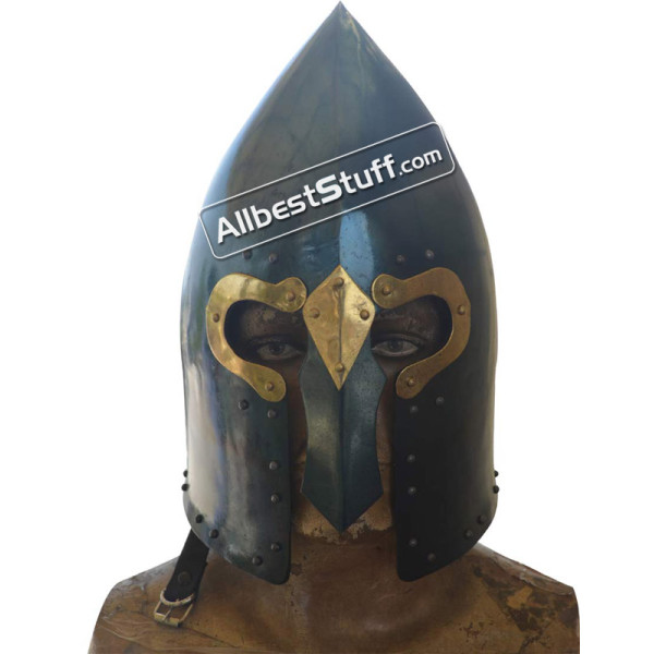 Medieval Lough Henney Gallowglass 16 Gauge Steel Helmet