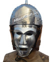 Medieval Mongolian 14th century Great Helmet 16 Gauge Steel image 2