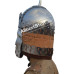 Medieval Mongolian 14th century Great Helmet 16 Gauge Steel