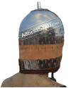 Medieval Mongolian 14th century Great Helmet 16 Gauge Steel image 8